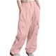 thumbnail image 1 of Odeerbi 5-14 Años Niños Niñas Cargo Pantalones Deportes Pantalones de Pata Ancha Casual Cintura Alta Suelta Pierna Recta Pantalones de Trabajo Con Bolsillo, 1 of 7
