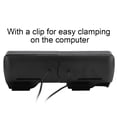 thumbnail image 3 of Barra de Sonido Portátil,Laptop Soundbar USB con Clip,2 * 2W Altavoces 2.0 de Antimagnético Completo nal para Computadora,Regalo Laptop Soundbar Laptop Spptty No, 3 of 7