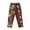 Aztec Ethnic, variant on Mens Linen Pants Drawstring Cotton Relaxed Fit Lounge Trousers Straight Leg Fashion Slacks Pants Western Aztec Outfits, Brown Western Aztec, Size XL