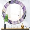 thumbnail image 3 of Designart 24" x 24" Purple Modern,Contemporary Wall Mirror, 3 of 3