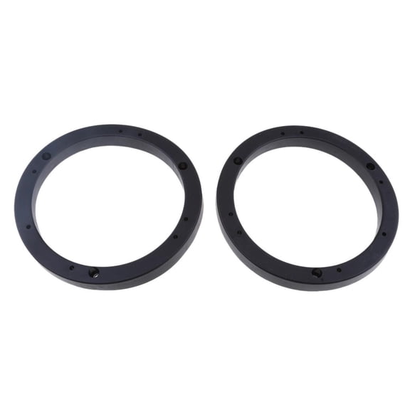 2 Pcs Dia Universal Black Speaker Spacer Adaptor Mounting Bracket for