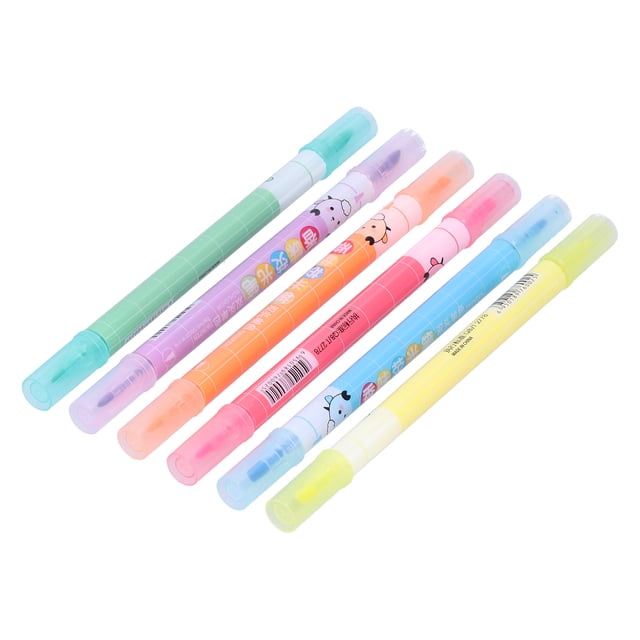 Multi-Color Highlighter, Water-Based Pens Journaling Supplies Markers for School Office