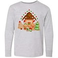 thumbnail image 3 of Inktastic Gingerbread House Christmas Long Sleeve Youth T-Shirt, 3 of 5