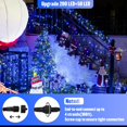 thumbnail image 3 of Guirnalda de luces navideñas JMEXSUSS 28 m 250 LED azul y blanco, 3 of 8