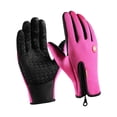 thumbnail image 4 of Guantes de invierno Hugo con aislamiento térmico antideslizantes impermeables para clima frío ciclismo rosado XXL, 4 of 6