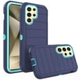 thumbnail image 1 of Asuwish Compatible with Samsung Galaxy S24 Ultra 5G Phone Case Hybrid Rugged Shockproof Hard Protective Drop Proof Full Body Heavy Duty Mobile Cell Cover for S24Ultra 24S S 24Ultra Women Men Blue, 1 of 6