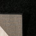 thumbnail image 3 of SAFAVIEH Florida Laidley Geometric Shag Area Rug, Black/Ivory, 5' x 5' Round, 3 of 7