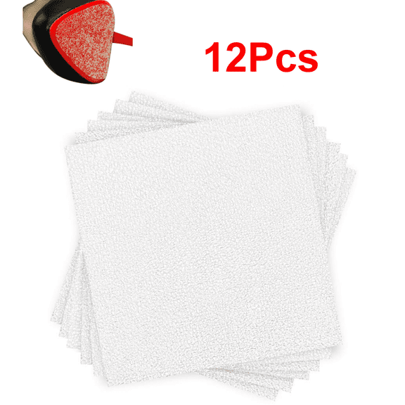 12 Pack Transparent Anti-Slip Bottom Shoe Protector, Bottom Sole Protectors - Compatible with All High Heels - 12 Sheets 4.9*4.9 INCH