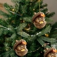 thumbnail image 5 of LmnLft 3D Forest Animal Acorn Ornaments,Woodland Creatures Christmas Ornaments,2026 Cozy Forest Christmas Figurine,New Pine Cone Animal Decoration,Acrylic Hanging Ornament Home Party Décor,F, 5 of 6