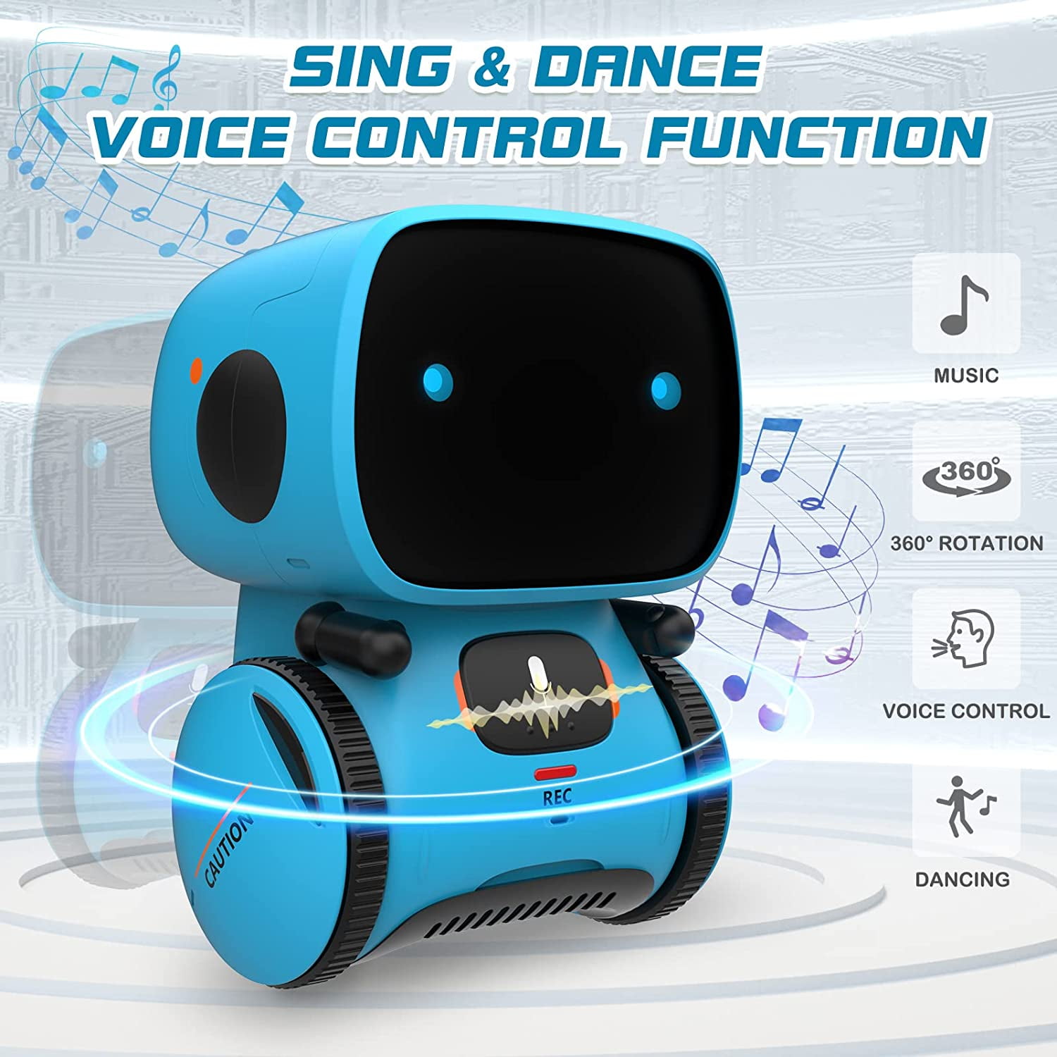 Smart Touch Sensing Talking Robot Toy Head Touch-Sensitive LED Lights Alloy  Robot Toys For Kids Gift Red Green Blue Boy Toys - Realistic Reborn Dolls  for Sale