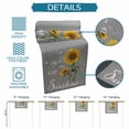 thumbnail image 6 of Sunflowers Table Runner 72 Inches, Spring Summer Bees Yellow Floral Grey Bed Runner Dresser Scarves Tabletop for Indoor Outdoor Parties/Ceremony/Banquet, 13" x 72", 6 of 8