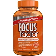 Focus Factor Advanced Vision Formula (60 Count) - Eye Vitamins with Vitamin C, Vitamin E, Lutemax® 2020 - Lutein and Zeaxanthin Supplement for Eye Health Support