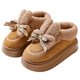 thumbnail image 2 of Zapatillas de algodón de tacón alto y suela gruesa para el hogar de las mujeres Zapatillas de conejo lindas de estilo coreano de invierno más terciopelo para mantener el calor y antideslizantes para a, 2 of 5