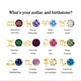 thumbnail image 4 of Collier Rune Tridimensionnel des Douze Constellations, Luxe Léger, Couleur, Collier Pierre de Naissance en Strass, Collier en Acier Inoxydable, 4 of 6
