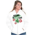 thumbnail image 4 of Kiss Me I'm Irish St Patrick's Day Zip Hoodie Sweatshirt Women Brisco Brands M, 4 of 6