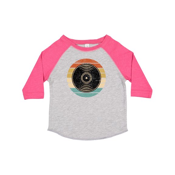 Inktastic Retro Vinyl Record Music Vintage Sunset Boys or Girls Toddler T-Shirt