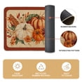 thumbnail image 4 of Sm:)e Pumpkin Corn Linen Fall Kitchen Rugs and Mats, 17x29Inch and 17x47 Inch, Non Slip Mat for Porch Patio Hallway, 4 of 6