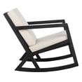 thumbnail image 4 of Pemberly Row Contemporary Patio Rocker in Black and White Finish, 4 of 7