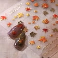 thumbnail image 2 of Pegatinas de uñas Tnbuokas Maple Leaf 5D autoadhesivas para uñas de otoño, 2 of 7