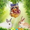 thumbnail image 6 of Lssam Valentine's Day Animal Ornaments - Colorful 2D Acrylic Hearts, Dog, Bunny, Raccoon, Kitten - Perfect for Bags, Cars, Home Decor, Jewelry Charms, 6 of 7