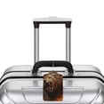 thumbnail image 5 of Cauagu Cool Flame Lion A Pattern Luggage Tags,Leather Luggage Tags Personalized Luggage Tag Travel Tags Privacy Cover ID Label for Travel Bag Suitcase-1, 5 of 5