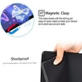 thumbnail image 3 of Allytech Galaxy Tab A7 Lite 8.4 Case SM-T220 T225, Slim Fit PU Leather Multi Angle Viewing Stand Shockproof Folio Flip Cover Case for Samsung Galaxy Tab A7 Lite 8.4-inch 2021 Released, Butterfly, 3 of 5