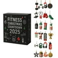 thumbnail image 1 of Fitness Countdown Calendar 2025 Gym Advent Featuring 24 Unique Training for Workout Enthusiasts Holiday Motivation Set, 1 of 5