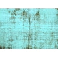 thumbnail image 1 of Ahgly Company Indoor Rectangle Abstract Light Blue Modern Area Rugs, 4' x 6', 1 of 4