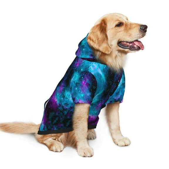 Galaxy Dog Hoodie Pet Coat for Medium and Large Dogs Daily Use Small