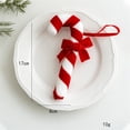 thumbnail image 3 of Bastones de caramelo grandes de Navidad, piruletas para árbol de Navidad, adornos decorativos blancos y rojos para decoración de fiestas en el hogar, regalo de Navidad, 3 of 5
