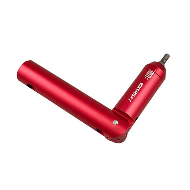 Red Bicycle Repair Torque Wrench Kit with 2-8Nm Range, Aluminum