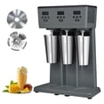 thumbnail image 1 of KFFKFF Milkshake Creator, Triple Electric Units of 375W Each, Professional Three-Head Beverage Blending Device, Equipped with LED Smart Microswitch, 3-Speed Shake Blender, 3 x 820 ml Containers, 1 of 9