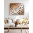 thumbnail image 4 of Brown Ombre Wall Art for Living Room,Canvas Picture Wall Decor for Bathroom Bedroom,Modern Geometric Abstract Aesthetic Cream Painting Artwork for Office Kitchen Hallway Dining Room Decor 12"x16", 4 of 8