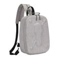thumbnail image 2 of Sac de Drone à Double Épaule Sac à Dos Portable Messager Poitrine Capacité Voyage Transport Rigide Mode Voyage Étui de Transport Sac à Main pour Accessoires DJI Femmes Gris, 2 of 9