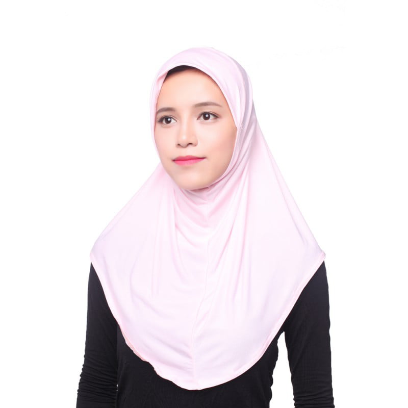 Cotton Stretch Headband Hijab under-scarf  Shayla cap doesn't slide head  wraps