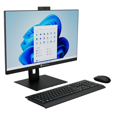 Gateway Desktop Computers, Intel Pentium Silver, 4GB, 128GB SSD, Black, GWAP42424-BK (Restored)