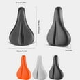 thumbnail image 5 of SIEYIO Hollows Out Bike Seats Cushions Shock Absorption Bicycles Silicones Cushions Seats, 5 of 15