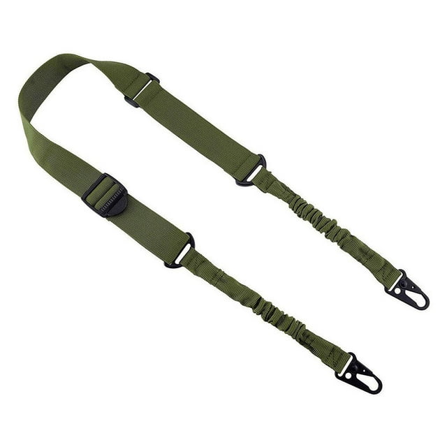 Écharpe de Chasse Réglable 2 Points en Nylon, Sangle d'Épaule Réglable, Accessoire de Chasse, Kaki