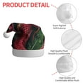 thumbnail image 4 of Balery Red Viper Jungle Intensity Pattern Santa Hat Christmas Hat Funny Christmas Hat Christmas Knitted Beanie Hat For Men Women Adult, 4 of 6