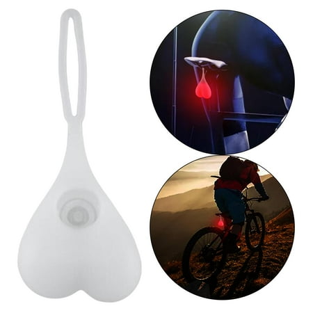 Cycling Balls Tail Silicone Bike Waterproof Night Riding LED Warning Lights Seat Back Egg Lamp Red Walmart