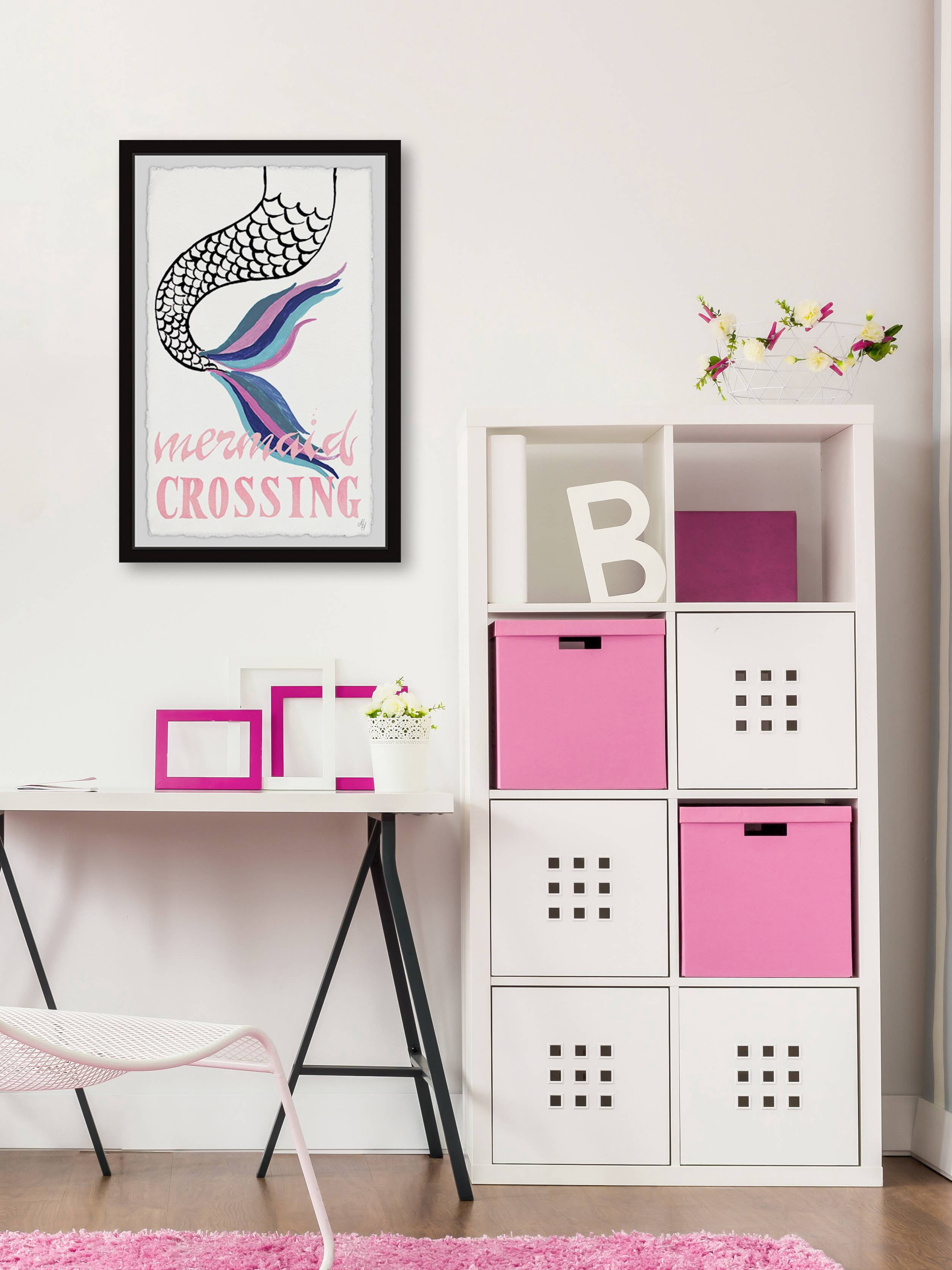 Marmont Hill Mermaid Crossing II Framed Wall Art