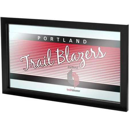 Portland Trail Blazers Hardwood Classics NBA Logo Mirror