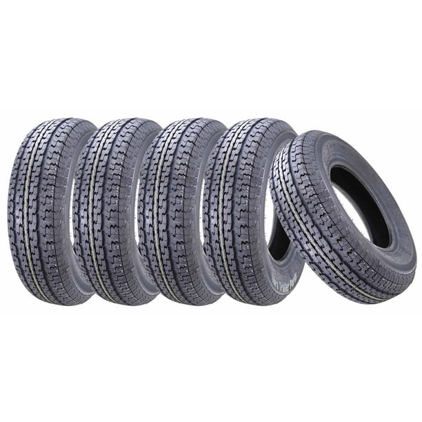 5 New Premium Winda Trailer Tires St 5 75r15 8pr Load Range D Steel Belted W Featured Scuff Guard Walmart Com Walmart Com