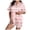 Blue, variant on vintage inspired pajama sets for women 1950s style button down sleepwear Women's Classic Christmas Print Shorts Pajama Set