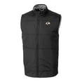 thumbnail image 2 of Men's Cutter & Buck Black Los Angeles Rams Big & Tall Stealth Hybrid Quilted Full-Zip DryTec Windbreaker Vest, 2 of 3