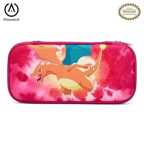 PowerA Slim Case for Nintendo Switch Systems Pokémon: Tie Dye Charizard, Protective Case, Gaming Case, Console Case, Accessories, Storage, Officially licensed