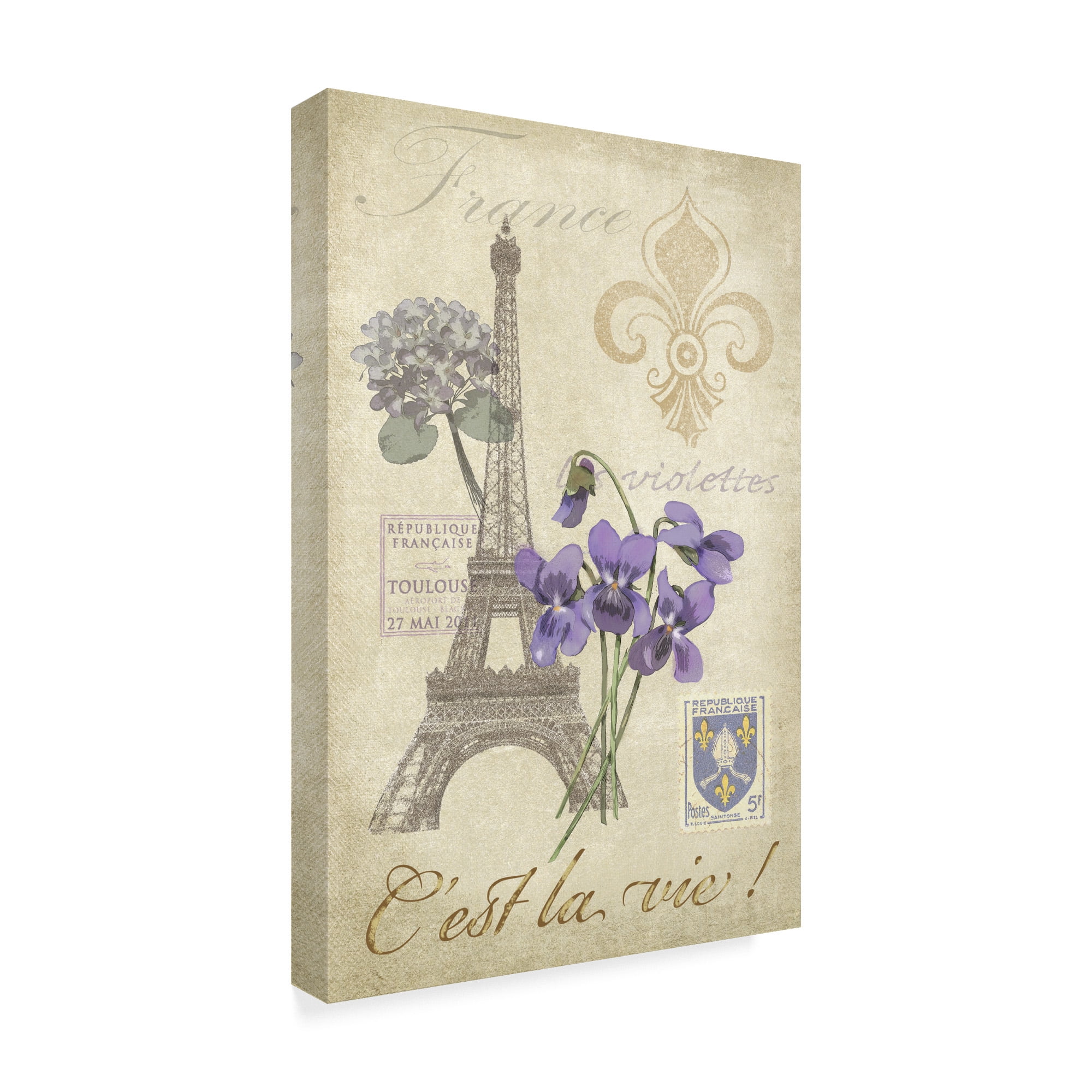 Trademark Fine Art 'Paris Tour I' Canvas Art by Jade Reynolds
