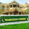 thumbnail image 2 of Ramadan Kareem Banner Decorations for Home Indoor Outdoor Eid Mubarak Yard Lawn Banners with 4 Grommets Islamic Hanging Banner, 2 of 4
