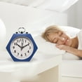 thumbnail image 3 of KER Button Light Alarm Clock For Children's Bedroom Bedside Style 10cm Small Silent Alarm Clock, 3 of 6
