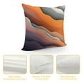 thumbnail image 4 of GOSMITH Brown and Grey Black Boho Throw Pillow Covers Summer Fall Autumn Burnt Orange Gray Outdoor Abstract Art Pillows Cover Mid Century Modern Decorative Pillow Case for Couch Bed Sofa Decor, 4 of 5